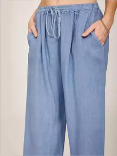 Imagem do Calça de cintura alta de perna larga feminina, calça de linho de algodão, monocromática, cânhamo, casual, respirável, esportiva, solta, feminina, verão, outono
