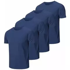 Kit 4 Camisetas Masculinas Lisas Básicas 100% Poliéster Sublimação Silkscreen - Wolf Magazine
