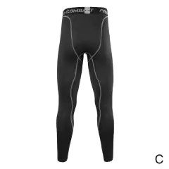 Imagem do Homens compressão leggings apertados correndo esportes masculino workout bottoms calças de jogging seco yoga treinamento de fitness rápida b7h5