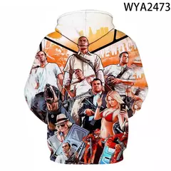 Homens e mulheres Grand Theft Auto Game Gta 4 Hoodies impressos, moletom com capuz infantil, pulôver para meninos e meninas, 3D, novo, 2020 - Wolf Magazine