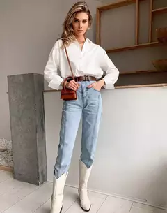 Syiwidii-Blusas grandes de manga comprida feminina, com botões, solta, casual, algodão, branco, tops elegantes, moda, 100%, 2024 - loja online