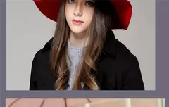 Imagem do Wide Brim Fedora Chapéus para Mulheres e Homens, Felt Bowler, Hawkins, Ladies 'Trilby, Feminino, Jazz, Igreja, Padrinho, Sombrero Caps, Lã