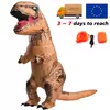 T-Rex-Dinosaur Costume Inflável para Crianças e Adultos, Tyrannosaurus, Role-Playing, Fantasia, Dia das Bruxas, Mascote, Party Apparel