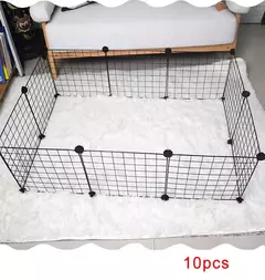 Diy cão cercas animal gato caixa caverna pet playpen multi-funcional dormir jogando canil coelhos cobaia gaiola casa do cão na internet