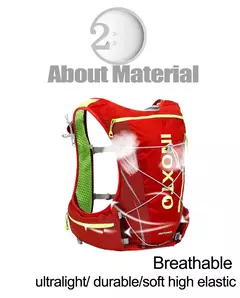 Mochila para homens e mulheres, sacos de esporte ao ar livre, trilha, maratona, corrida, caminhada, opção, bolsa de água, frasco, 8L - Wolf Magazine