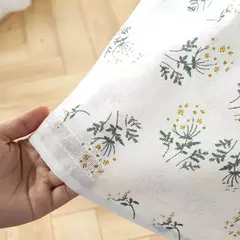 Imagem do Toalha de mesa de algodão pequena margarida para decoração, estilo coreano, retângulo, para cozinha, casamento, sala de jantar