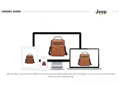 JEEP BULUO-Bolsas de Ombro Crossbody para Homens, Bolsa De Couro Dividido, Bolsa De Mensageiro De Negócios, Bolsa De Alta Qualidade, Moda Quente - loja online