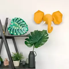 Imagem do 3D Animal Wall Mount for Children, Stuffed Toys for Kids, Nursery Wall, Home Decor Acessórios, Presentes de aniversário, Zebra, Elefante, Girafa