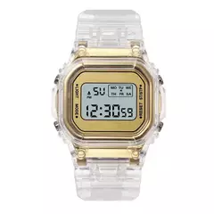 Luxo feminino rosa ouro silicone relógios moda feminina led relógio digital casual senhoras relógio eletrônico reloj mujer 2022