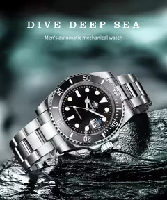 ADDIESDIVE Men's Stainless Steel Watch, Europeu e Americano Negócios Lazer Quartz Watch, Impermeável Outdoor Sports Watch - Wolf Magazine