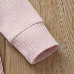 Romper de manga comprida unissex para bebê recém-nascido, cor sólida, roupas de algodão infantil, 3-18 meses, verão - comprar online