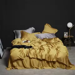 Lençol de hortelã 100% puro, conjunto de roupa de cama em seda verde, transparente, frete grátis - loja online