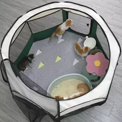 Hoopet gato sala de entrega destacável verão pet tenda ao ar livre cão dobrável cerca gato gaiola cães gabinete cercado suprimentos para animais de estimação na internet