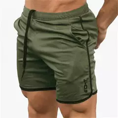 Calções esportivos de secagem rápida masculina, corrida, ginástica, ginástica, calças curtas, verão, novo, 2023 - comprar online