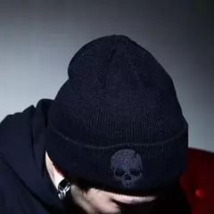 Chapéu de lã de algodão para homens e mulheres Skeleton Knitting Hip-hop Skull Cap, personalidade, Keep Warm, outono e inverno - Wolf Magazine