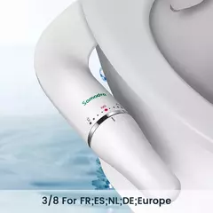 SAMODRA-Bidé Sanitário Ultra-Slim, Acessório Do Assento Sanitário, Entrada De Latão, Pressão De Água Ajustável, Chuveiro Higiênico Do Banheiro na internet