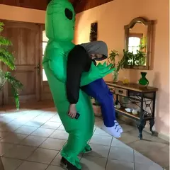 Et alienígena inflável terno alienígena monstro inflável traje assustador verde alienígena cosplay traje para adulto festa festival palco - Wolf Magazine
