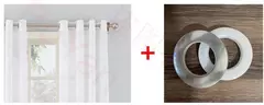 Branco Tulle Cortinas para a decoração da sala, Super macio, grande sentimento da mão, Modern Veil, Chiffon, Solid Voile Sheer, Cozinha - Wolf Magazine
