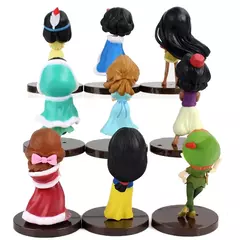 Q Posket Princesa Figura Brinquedos, Bonecas Modelo PVC, Rainha da Beleza, 9Pcs, 7cm - Wolf Magazine