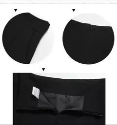 Calção casual feminino de cintura alta linha A, short de chiffon de perna larga larga larga, chique feminino, preto e branco, primavera e verão na internet