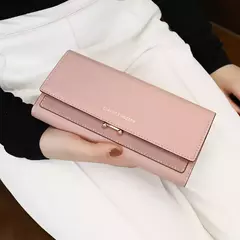 Carteira de luxo de grande capacidade para mulheres, bolsa feminina, bolsa para telefone senhora, titular do cartão, marca, 2023 - loja online
