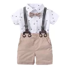 Recém-nascido Bebê Menino Vestuário Terno, Bonito Romper Bow Set, Aniversário Festival Presente, Macacão Chapéu, Criança Meninos, Vestido De Roupa De Casamento, Quente na internet