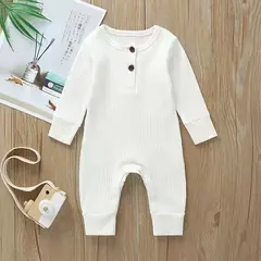 Macacão de algodão manga comprida para bebê recém-nascido, macacão para meninos e meninas, macacão playsuit, roupas infantis, outono - loja online