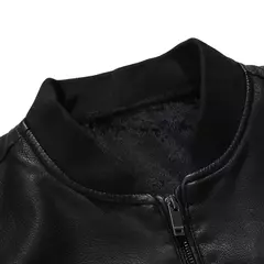Jaqueta de motocicleta Slim Fit masculina, jaquetas de couro falso, jaquetas PU quentes, roupas de marca, casaco de inverno S a 3XL, 2023 - comprar online