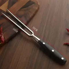 Garfo de churrasco portátil em aço inoxidável, Beef Grill Tools, Acessórios para churrasco, Acampamento ao ar livre Cozinhar