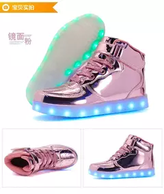 Tamanho 25-46 led sapatos com luzes brilhantes led chinelos para crianças & adulto feminino tenis para crianças meninos meninas sapatilhas luminosas