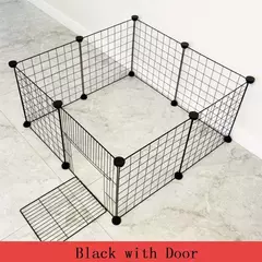 Diy gaiola de animais dobrável pet cães cercadinho caixa cerca filhote de cachorro canil casa exercício treinamento gaiola filhote de cachorro gatinho espaço cão supplie - Wolf Magazine