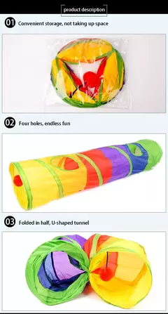 Gato túnel pet tubo dobrável jogar brinquedo interior ao ar livre gatinho filhote de cachorro brinquedos para quebra-cabeça exercício esconder treinamento na internet