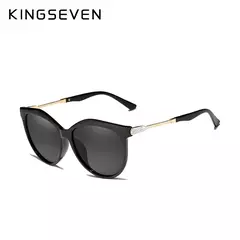 Imagem do KINGSEVEN Óculos polarizados femininos, lente gradiente, óculos de sol de luxo, marca 2022