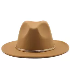 Chapéu alto Derby Igreja simples aba larga para homens e mulheres, Panamá Solid Felt Fedoras, Fedoras preto e verde, Boné de lã artificial Jazz Blend