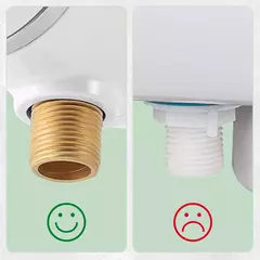 Imagem do SAMODRA-Bidé Sanitário Ultra-Slim, Acessório Do Assento Sanitário, Entrada De Latão, Pressão De Água Ajustável, Chuveiro Higiênico Do Banheiro