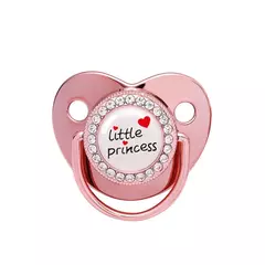 Chupeta bebê chupeta bebê bebê presente bling manequim silicone bpa livre infantil mamilo recém nascido chupetas para bebês eu amo mãe pai - comprar online