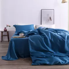 Liv-Conjunto de cama verde esteta, lençóis com amoreira, capa de colcha, fronha, cama queen e king size, 100% seda, 25 Mm