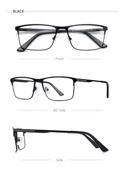 ZENOTTIC 2024 Liga dos homens Titanium Ótico Eyeglass Frame Moda Homens Quadrados Óculos Ultra Light Metal Clássico Sobre o balcão Óculos BT2108 - loja online