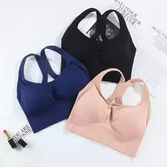 Sutiã esportivo seco rápido à prova de choque para mulheres, sutiã acolchoado, sutiã push up, sutiã de ginástica, treino sem costura, ioga reunir - Wolf Magazine