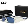 Gcv ultraleve quadro polarizado óculos de sol eyewear masculino moda estilo esportes condução pesca masculino viagem ao ar livre óculos uv