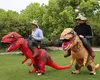 T-REX monstro inflável traje explodir cosplay dinossauro roupas carnaval halloween christma vestido para homem mulher festa mostrar