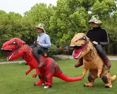 T-REX monstro inflável traje explodir cosplay dinossauro roupas carnaval halloween christma vestido para homem mulher festa mostrar