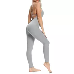 Bodysuit Yoga sem costas para mulheres macacão de fitness, terno esportivo sexy, macacão leggings, conjunto combinado de ginástica, macacão, novo, 2022 na internet
