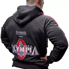 Moletom casual de algodão para musculação masculino com capuz com zíper, roupas esportivas para ginástica, top coat masculino, marca de moda OLYMPIA, 2021 - comprar online