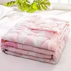 Colcha macia e respirável para estudante, colcha para escritório, sofá, verão