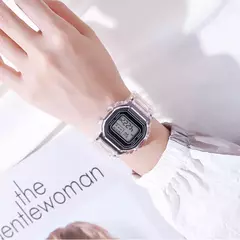Luxo feminino rosa ouro silicone relógios moda feminina led relógio digital casual senhoras relógio eletrônico reloj mujer 2022
