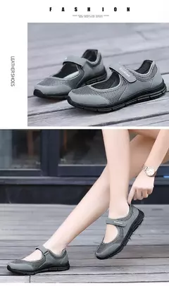 Tênis respirável malha para mulheres, sapatos de verão, vulcanizar, andar, para senhoras - loja online