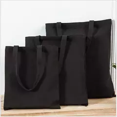 Imagem do Sacos de lona saco de compras de alimentos eco-friendly dobrável bolsa de bolso dobrável tote portátil bolsas de ombro sacola de compras