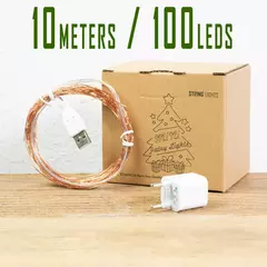 200m 2000leds fio de cobre luzes da corda de fadas wateproof plug in adaptador para festa de natal ao ar livre decoração de casamento de férias na internet