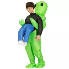 ET-Aliens-Inflável Assustador Monstro Traje para Adultos e Crianças, Cosplay Roupas de Ação de Graças, Festa de Natal, Festival, Palco, Crianças